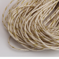 Flexible Stainless Steel Conductive Thread High Temperature Resistant Metallic Yarn for Flame Retardant Fabric Sewing Embroidery