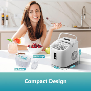 Hộ gia đình và khách sạn Ice Cube Maker máy điện Countertop tự động xách tay nhỏ mini ngay lập tức Ice Maker nhà máy bán buôn - Product Image 5
