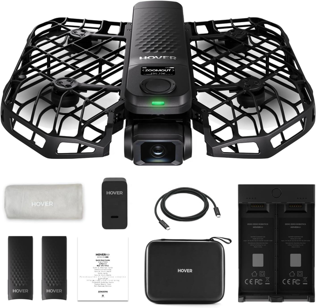 HOVERAir X1 PRO X1 MAX 4K AI Flying Camera Drone 26MP Self-Flying Pocket Drone 3-Second Palm Takeoff Smart Tracking Foldable