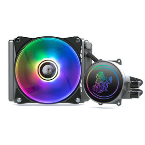 Raffreddamento a <span class=keywords><strong>Liquido</strong></span> per CPU con Argb Esterno 120mm 240mm 360mm Lga1150 1155 1200 1366 1700 2011 AMD AM4 AM5 OEM Universale - Product Image 3