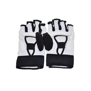 Guantes de Medio Dedo para Taekwondo y <span class=keywords><strong>Karate</strong></span>, Protección de Entrenamiento, Protector de Manos, Guantes de Boxeo para Sparring de Taekwondo - Product Image 4