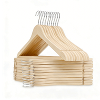 Owentek Cintres en bois pour vêtements, vente en gros, très demandés, pour présentation en magasin de vêtements, avec barre de suspension