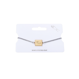 Bracciale Charm Angelina Placcato Oro con Lettera J, Gioiello Unisex alla Moda, Idea Regalo - Product Image 4