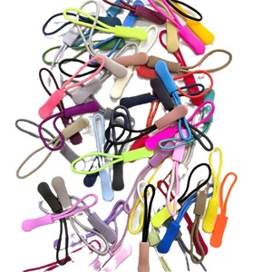 Tirador de cremallera de plástico de color personalizado, tirador de cremallera de goma, bolsa deslizante de PVC para ropa, tirador de silicona - Product Image 2