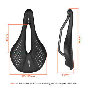 Asiento de <span class=keywords><strong>Bicicleta</strong></span> Ligero TOSEEK SD100, Asiento Trasero Suave para Ciclismo de Montaña, Asientos de <span class=keywords><strong>Bicicleta</strong></span> de Carbono - Product Image 1