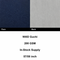 Tissu Oxford 100% Polyester Tissé, Tissu Tricoté Guchi, Enduit PU 900D 380GSM, Résistant à l'Eau (WR), pour Sacs de Voyage d'Extérieur, En Stock