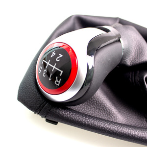 QSF Cross-border para <span class=keywords><strong>Skoda</strong></span> <span class=keywords><strong>Octavia</strong></span> 2 A5 A6 Transmisión Manual 5-6 Velocidades, Pomo de Palanca de Cambios con Cubierta Antipolvo, Accesorios - Product Image 4