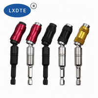 Support d'embout rotatif LXDTE 360° à dégagement rapide, adaptateur d'extension magnétique en acier à queue hexagonale 1/4 pour visseuse à chocs électrique