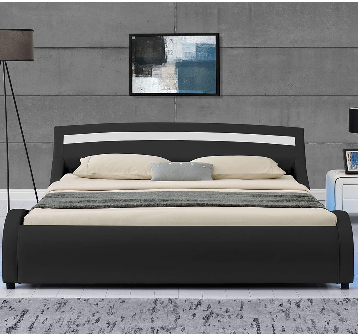 Classic home king bed frame design furniture