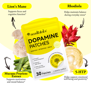 AcentiallabsプライベートラベルOEMビーガン防水生分解性滞在焦点リラクゼーションDopaminパッチデイリーケア用 - Product Image 3