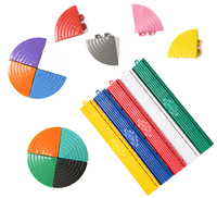 Dalles de sol en plastique modulaires pour atelier intérieur, antidérapantes, résistantes à l'huile, de qualité supérieure, couleur personnalisée