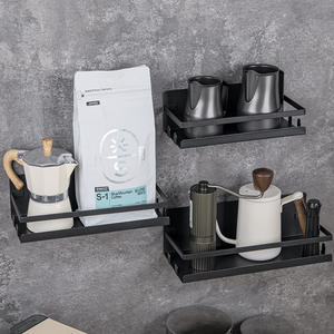 Keuken Muur Gemonteerde En Magneet Koelkast Side Organizer Opslag Plank Magnetisch Kruidenrek Met Haken - Product Image 6