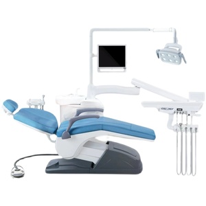 Fauteuil dentaire médical économique et homologué CE, toutes options, pour clinique dentaire, prix du fauteuil dentaire - Product Image 1