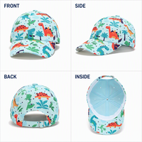 Premium kinder dinosaurushoed voor jongens en meisjes, cartoonprint, zonbescherming, ademend, OEM ODM groothandel bulk fabrikant
