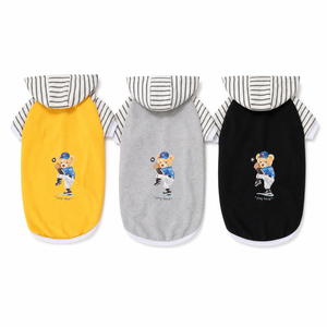 Sudadera con Capucha para <span class=keywords><strong>Perro</strong></span> de Dos Patas con Rayas y Mangas Raglán, Ecológica, Cálida, de Forro Polar, Informal, para Perros Pequeños y Grandes, Tallas S-9XL - Product Image 5