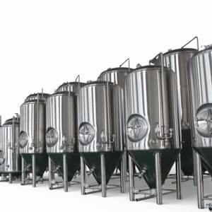 Tanque de Fermentación de Cerveza de Acero Inoxidable ACE 3000L-20000L, Controlado por PLC, Recipiente a Presión, Tanque de Almacenamiento, Bomba, Motor, Multifuncional para Cervecería - Product Image 1