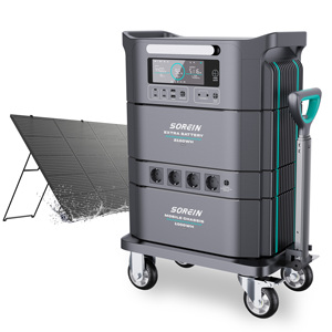 ชุดเครื่องกำเนิดไฟฟ้าพลังงานแสงอาทิตย์ Sorein 48V Lfp รุ่นใหม่ ปี 2024 กำลังไฟ 5000W 5Kw พร้อมแผงโซลาร์เซลล์แบบพกพา - Product Image 1