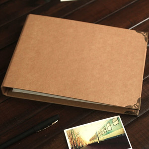 <span class=keywords><strong>Album</strong></span> <span class=keywords><strong>photo</strong></span> DIY à 3 anneaux B5, <span class=keywords><strong>pages</strong></span> vierges en carton blanc, carnet de croquis amovible, livre de messages et d'autographes pour étudiants - Product Image 3