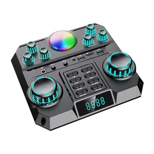 Ningda Electronics NDR-8888 ad alta potenza 4*8 pollici per esterni RGB illuminazione Wireless microfono altoparlante palco a batteria <span class=keywords><strong>K</strong></span> - Product Image 3