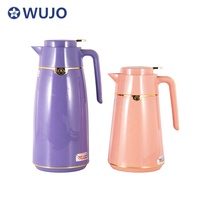 Prix d'usine WUJO Ensemble de flacons sous vide et thermos de luxe personnalisés 1L 2L recharge en verre thé café pour la famille