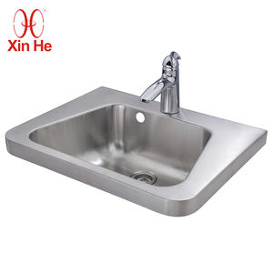 ADA Kursi Roda Dapat Diakses Wastafel Kamar Kecil Umum Wastafel Stainless Steel Wastafel Toilet Tangan - Product Image 6