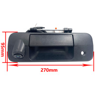 Caméra de recul Hesida étanche 1080P noire pour poignée de hayon de camion, vision nocturne, compatible avec Toyota Tundra 2007-2013