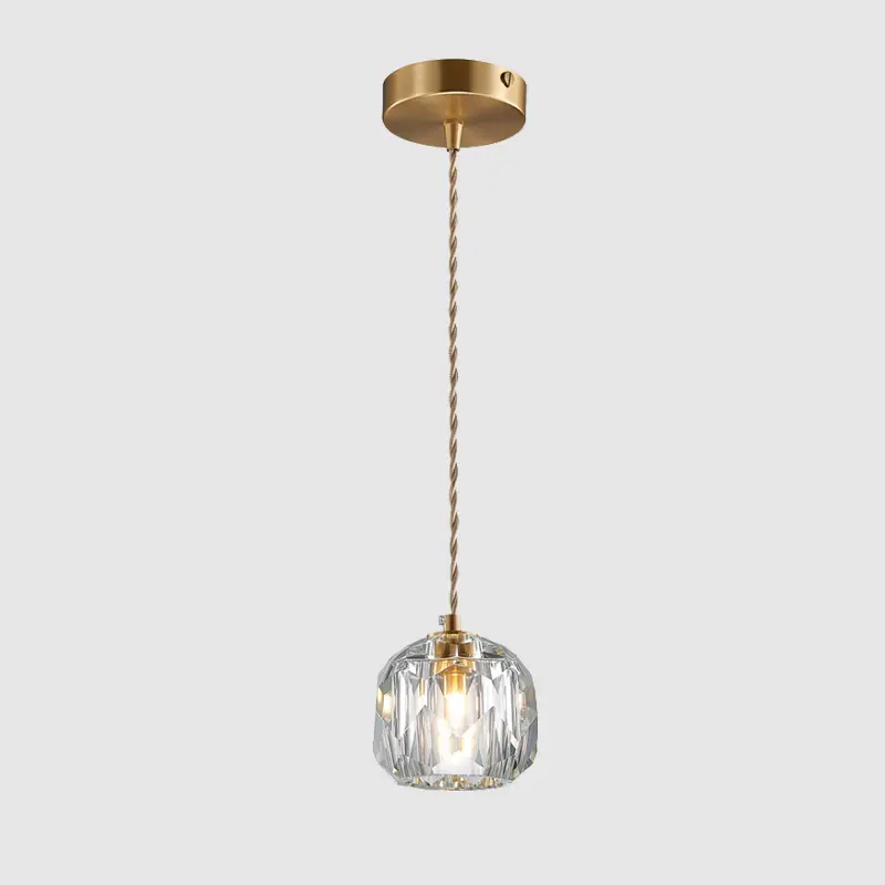 European Style K9 Circle Lamp Crystal Ceiling Light Chandelier Modern Pendant Lighting Luxury