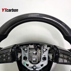 Volant de course personnalisé en fibre de carbone <span class=keywords><strong>v</strong></span>éritable YTcarbon pour <span class=keywords><strong>CTS</strong></span> <span class=keywords><strong>CTS</strong></span>-<span class=keywords><strong>V</strong></span> 08-13, pièces automobiles, accessoires intérieurs de voiture - Product Image 6