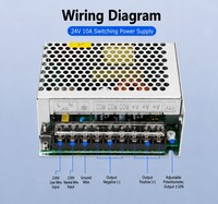 Alimentation à découpage 250W 5V 12V 15V 24V 36V 48V 40A 20A 10A 6A 5A Convertisseur Transformateur Adaptateur Alimentation CA/CC
