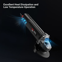 Meuleuse d'angle Deli Red Core multifonctionnelle, machine de découpe haute puissance pour usage domestique, meule à main pour polissage et ponçage