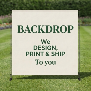 ZYLOMAK 10ft Custom Tension Fabric Backdrop Stand - Professional Step and <b>Repeat</b> Media Wall for Trade Shows Events & - Product Image 5