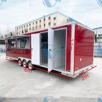 Offre Spéciale remorque de restauration rapide mobile avec équipement de cuisine complet pour hot-dogs café autres boissons camion de restauration mobile de qualité supérieure