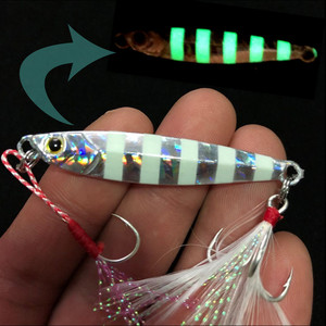 Attrezzatura da <span class=keywords><strong>Pesca</strong></span> All'Ingrosso, Esche Metalliche Stampate per Slow Pitch Jigging in Acqua Salata, 5g 7g 10g 15g, Micro Jig per Fiume/Lago/Corsia - Product Image 5