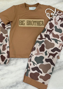 Ensemble de vêtements pour enfants RTS Big Brother, t-shirt décontracté brodé, pantalon de jogging, vente en gros, coton et élasthanne, printemps automne - Product Image 3