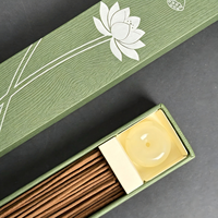Boîte d'emballage de luxe pour bâtonnets d'encens rigides, écologique, biodégradable, recyclable, en papier, avec gaufrage personnalisé quadricolore