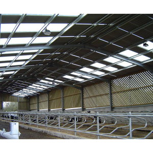 Struttura in acciaio per vacca resistente alla corrosione acciaio zincato e Design ventilato per aziende lattiero-casearie su larga scala/allevamenti - Product Image 6