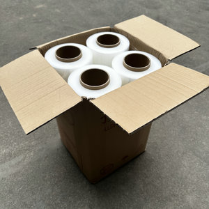 Stretchfolie PE Heavy Duty Industriële Sterkte Transparante Krimpfolie Rol 80 Gauge 50cm Verzendpallet Verpakking - Product Image 3