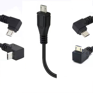 30cm Angle <b>Cable</b> <b>Micro</b> <b>USB</b> 5 Pin Male Angled 90 Degree to <b>Micro</b> <b>USB</b> Female 5P Plug <b>Cable</b> L Shape <b>Micro</b> <b>Usb</b> 5pin <b>Cable</b> - Product Image 6