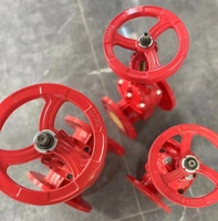 Bouche d'incendie 2 Valve de bouche d'incendie en aluminium de 1/2 "2 bouche d'incendie à 2 voies de 100mm