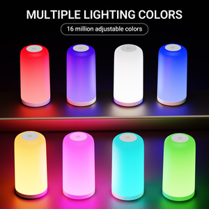 Lámpara de Mesa LED Táctil de 12V con Control por Aplicación, Alimentación USB, Iluminación para Dormitorio y Hogar - Product Image 3