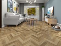 4mm 5mm 6mm 7mm 8mm Vinyle Click Chevron Fishbone Parquet SPC Flooring Herringbone
