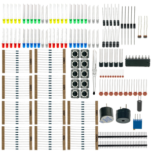 OKY1002-1 Nuevo kit básico de componentes electrónicos para R3 con LED, zumbador y condensador - Product Image 2