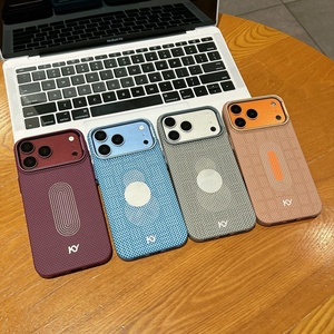 เคสโทรศัพท์แม่เหล็กเนื้อคาร์บอนไฟเบอร์สุดหรูสำหรับ iPhone 18 14 15 16 17 Pro Max 17 Air  บางเฉียบ  วัสดุ PC  ป้องกันแรงกระแทก - Product Image 2