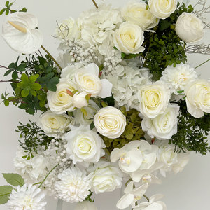 Arco de Flores Sintéticas para Bodas al por Mayor de Fábrica, Arco de Flores Artificiales Decorativo para Bodas y Cumpleaños - Product Image 2