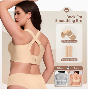 Lingerie da donna taglie forti per l'esportazione, con design <span class=keywords><strong>senza</strong></span> cuciture e sottile, <span class=keywords><strong>senza</strong></span> <span class=keywords><strong>ferretto</strong></span> e <span class=keywords><strong>senza</strong></span> banda in acciaio. - Product Image 3