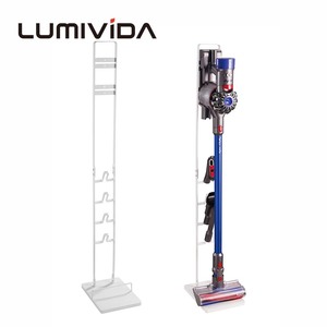 Soporte de Almacenamiento Vertical Inalámbrico para Aspiradora, Base de Acero Blanca para Aspiradora <span class=keywords><strong>Dyson</strong></span>, Compatible con V6 V7 V8 V10 V11 V15 - Product Image 1