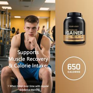 OEM/ODM Weight Gainer Powder High Protein Pro Gainer-Batido de recuperación post-entrenamiento, doble chocolate - Product Image 3