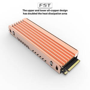 Dissipateur thermique M.2 2280 Nvme Ssd à contact <span class=keywords><strong>direct</strong></span>, en cuivre pur, pour NGFF PCI-E NVME M.2 2280 SSD - Product Image 4