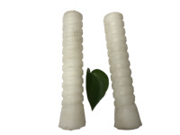 Fournisseur de pièces ferroviaires PA66 ou HDPE Isolateur de rail Manchon en plastique Cheville en plastique en nylon
