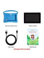 Tablette Android pour enfants de 7 pouces avec étui Tablette éducative de 4 Go + 32 Go pour enfants en stock Promotion Vente Tablettes les moins chères